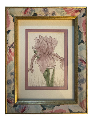 VTG Botanical Watercolor Framed Print