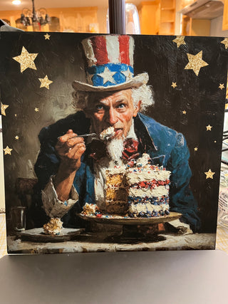 Custom Designed "Happy 250 Birthday America" Wall Decor
