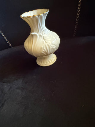 Vintage Lenox 24K Gold Trim Elfin Collection  Small Porcelain Bud Vase USA VV
