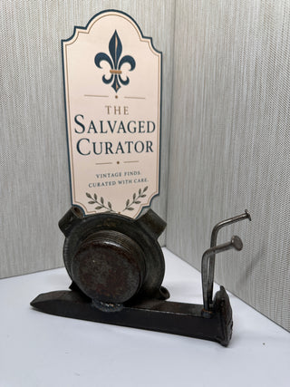 Industrial Salvage Metal Snail Art – 6.5" x 4"