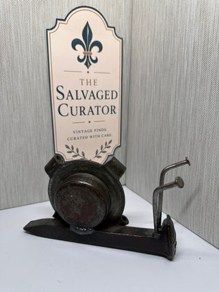 Industrial Salvage Metal Snail Art – 6.5" x 4"
