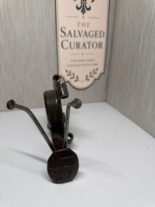 Industrial Salvage Metal Snail Art – 6.5" x 4"