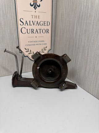 Industrial Salvage Metal Snail Art – 6.5" x 4"