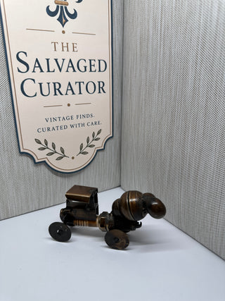 Handcrafted Spark Plug Cement Mixer Truck Sculpture