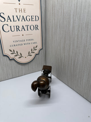 Handcrafted Spark Plug Cement Mixer Truck Sculpture