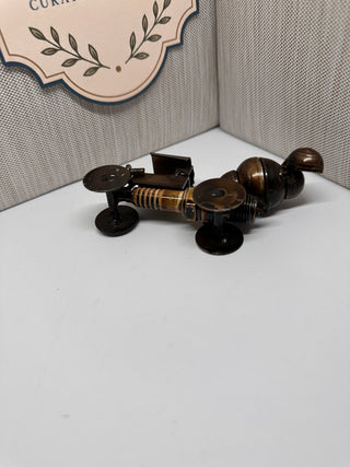 Handcrafted Spark Plug Cement Mixer Truck Sculpture