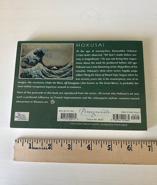 Hokusai postcard book