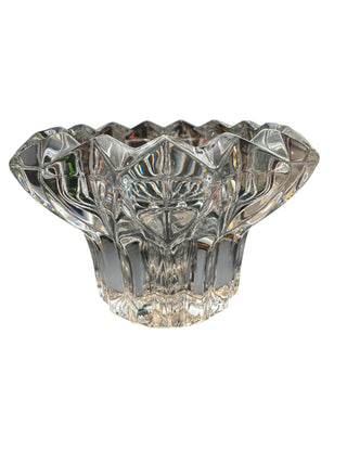 VTG Heavy Lead Crystal Votive/Taper Holder