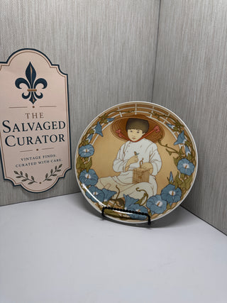 Title: Vintage 1978 Heinrich Villeroy & Boch UNICEF "Children of the World" Collector Plate – Asia (No. 2) with Original Box & Inserts