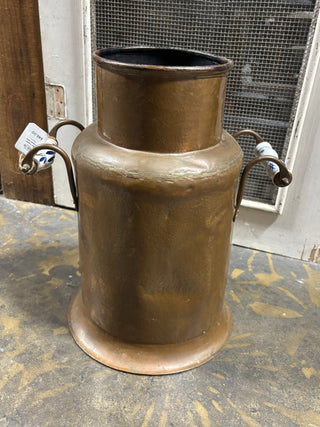 Large Copper European Milk Churn
