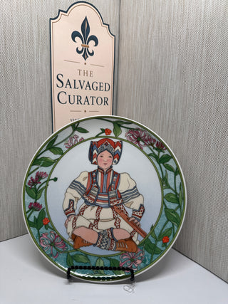 Villeroy & Boch Heinrich UNICEF Children of the World Plate No. 10 Yugoslavia NIB