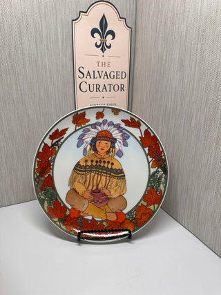 Child of the U.S.A. UNICEF 1984 Collector Plate No 9 Villeroy & Boch Heinrich Box & Insert