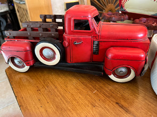 Red Metal Vintage Truck