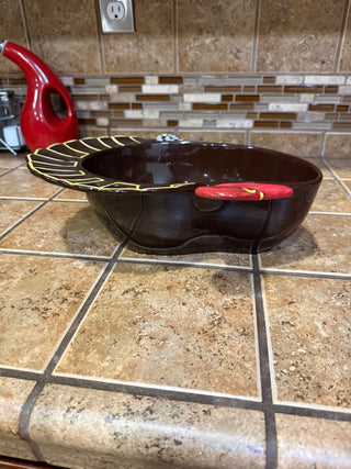 Vintage Turkey Casserole Dish with Recipe