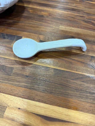 Vintage White Gibson Soup Tureen Fruit Design Lid Ladle