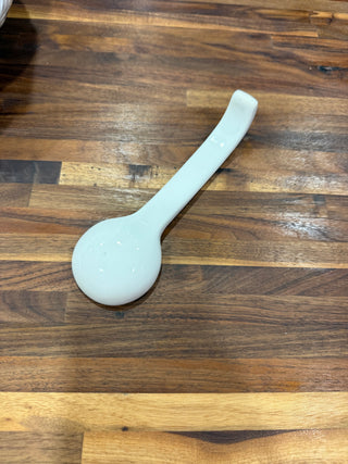 Vintage White Gibson Soup Tureen Fruit Design Lid Ladle