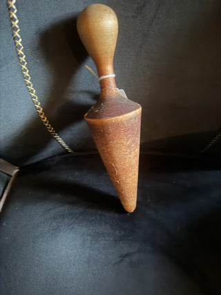 Vintage Wood Pestle Antique cone muddler kitchenware primitive VV