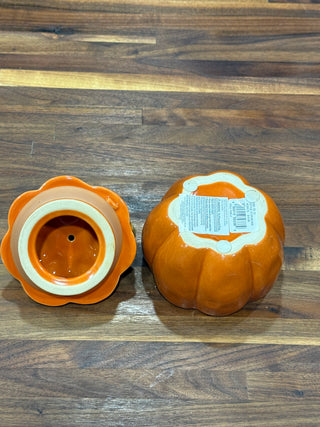 Fall Ceramic Pumpkin Candle-Pumpkin Spice