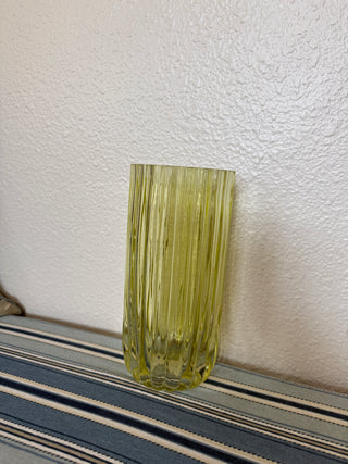 Unique yellow vase