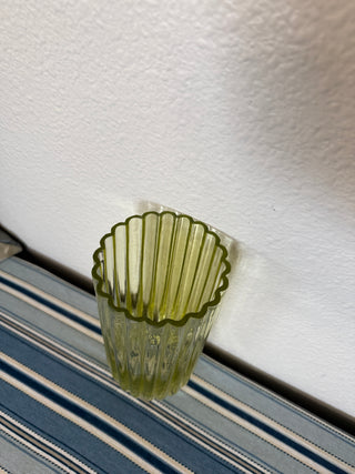Unique yellow vase