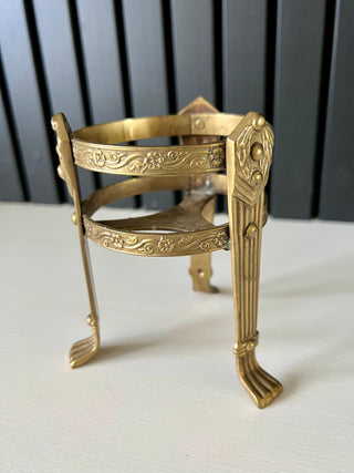Vintage brass plant stand