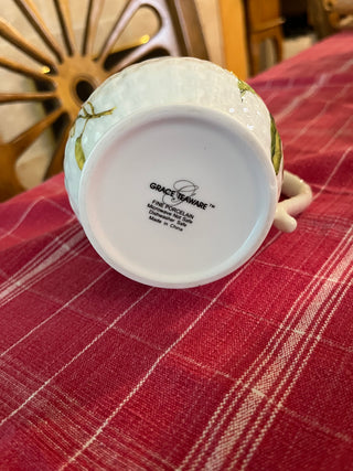 Porcelain Grace Teaware Lemon & Butterfly Coffee Cup