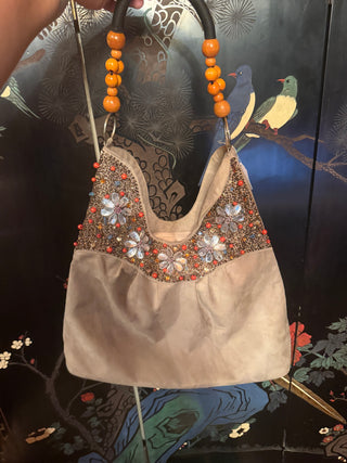 Boho flower ornate bag VV