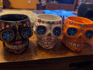 Day of the dead small pot/ bowl