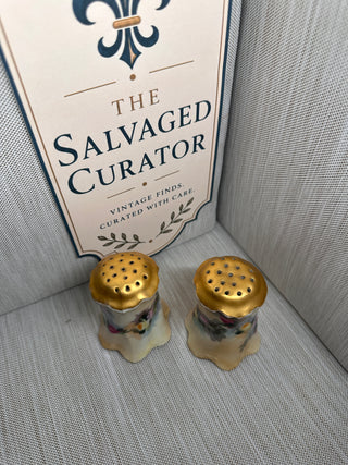 Antique Bavaria Porcelain Salt and Pepper Shakers R.C. Rosenthal Versailles, Circa 1891–1906