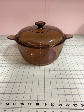Corning wear vision 4.5L amber glass dutch oven