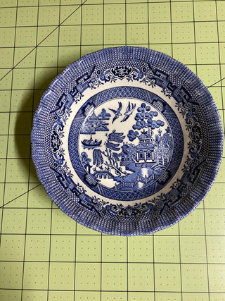 Blue Willow Oatmeal Bowls
