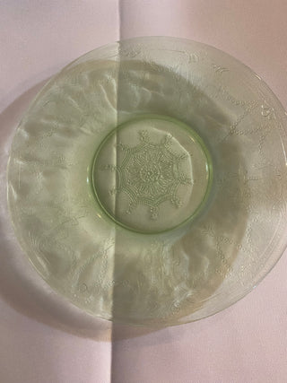 Uranium glass  small plates