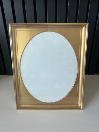 Vintage 8x10 gold oval frame