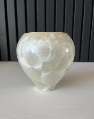 Vintage Crystalline glaze vase