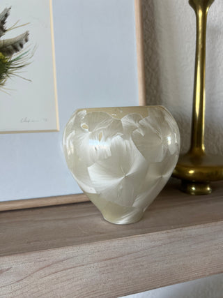 Vintage Crystalline glaze vase