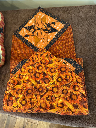 Handmade Quilted Halloween Table Runner