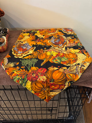 Handmade Fall Print Table Runner