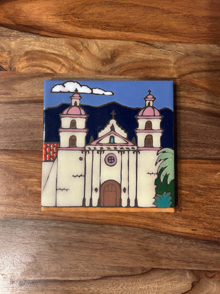 Tile/Trivet - Santa Barbara Tenth Mission