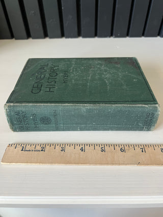 Antique General History textbook