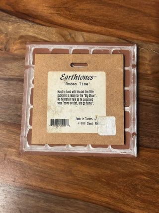 Tile/Trivet: Earthtones- Rodeo Time
