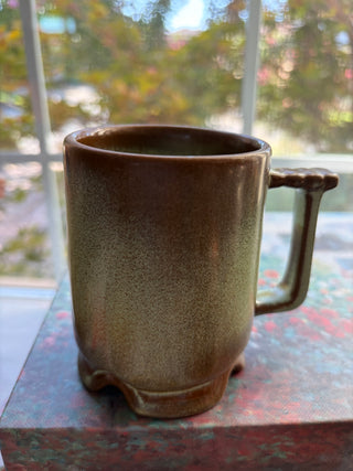 Vintage Frankoma Pottery Plainsmen Mug Prairie Green  RSV