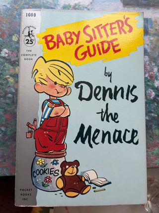 Vintage 1959 Pocket Book Dennis the Menace Baby Sitter's Guide RSV