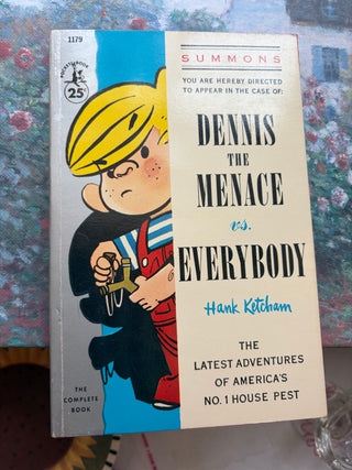 Vintage 1959 Pocket Book Dennis the Menace vs. Everybody RSV