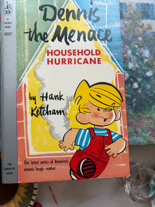 Vintage 1959 Pocket Book Dennis the Menace Household Hurricane RSV