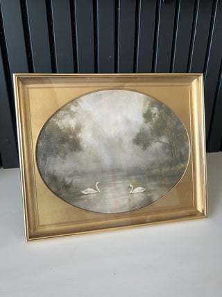 Vintage 8x10 gold oval frame
