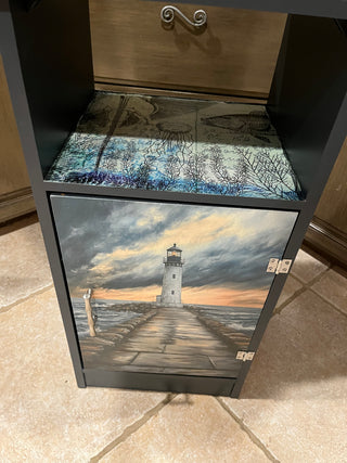 LightHouse and Kids On The Beach Custom Designed Table w/Door