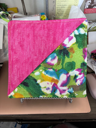 Potholder - Orange Pansy