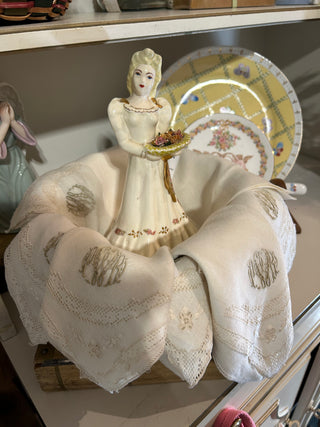 Ceramic Lady with Flowers