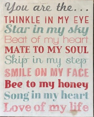 Twinkle Little Star Wall art VV