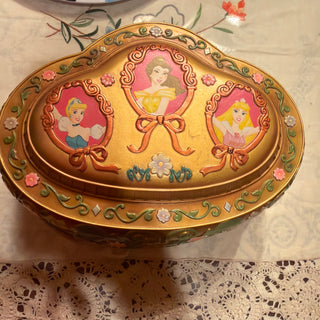 Vintage Disney 1991 Princess Snow Globe Musical Ballerina Jewelry box VV